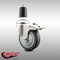 Service Caster 4 Inch 316SS Thermoplastic Rubber Swivel 1-5/8 Inch Stem Caster Lock Brake SCC SCC-SS316TTLEX20S414-TPRB-158 - alternate 2